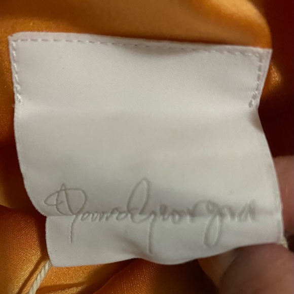 NEW Paris Georgia Ocher Peplum Top Size S NWT - Picture 8 of 9